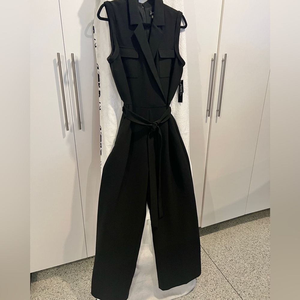 Tahari Women’s Black Belted Jumpsuit
